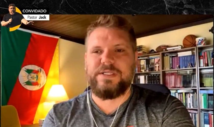 Pastor Jack é plantador de igrejas em Porto Alegre e lidera a Igreja Vintage, em Porto Alegre, há cerca de 8 anos, exercendo um ministério com homens para avançar em missão. (Imagem: Guiame / YouTube / Reprodução)