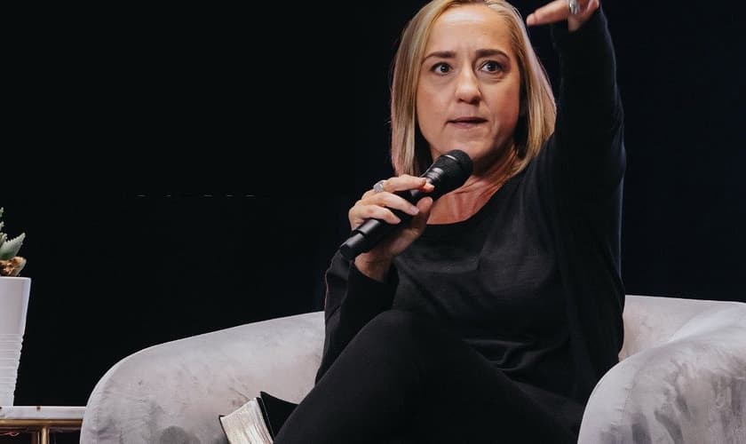 Christine Caine falou sobre oração e avivamento no evento virtual Q&A 2020. (Foto: Q Ideas)