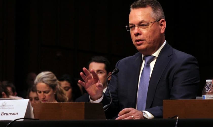 Andrew Brunson durante a Comissão dos EUA sobre Liberdade Religiosa em Washington, em 27 de junho de 2019. (Foto: The Christian Post)