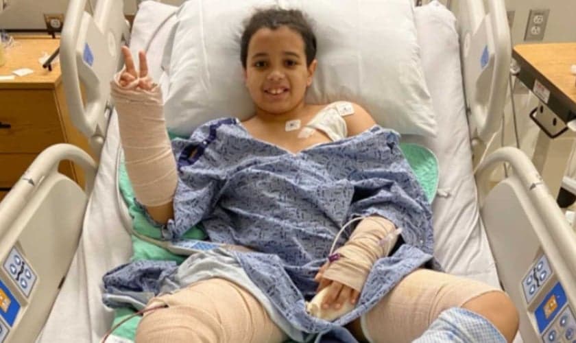 Bramwell Rodriguez-Rojas passou por cirurgias e ficou internado por uma semana após o ataque. (Foto: WCVB-TV)