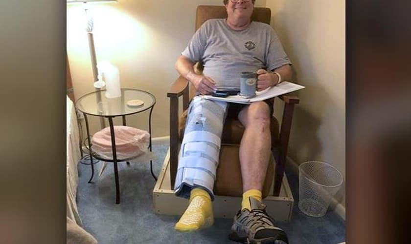 Stuart passou por 13 cirurgias e conseguiu voltar a andar, após um grave acidente de moto. (Foto: Arquivo Pessoal / CBN News)