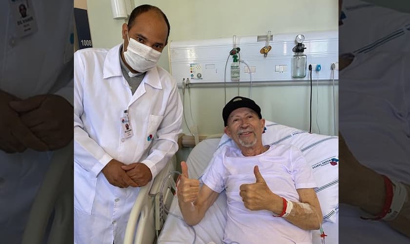 Pastor Jorge Linhares ficou 18 dias internado devido a Covid-19. (Foto: Instagram/Jorge Linhares)