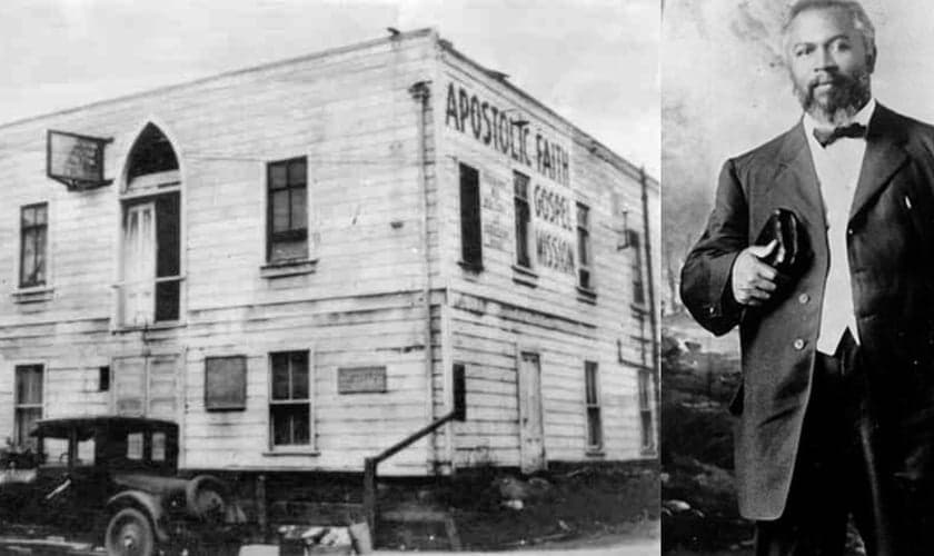 Missão de Fé Apostólica, na Rua Azusa, onde William Seymour iniciou o movimento pentecostal. (Foto: Reprodução / Shaun Tabatt)