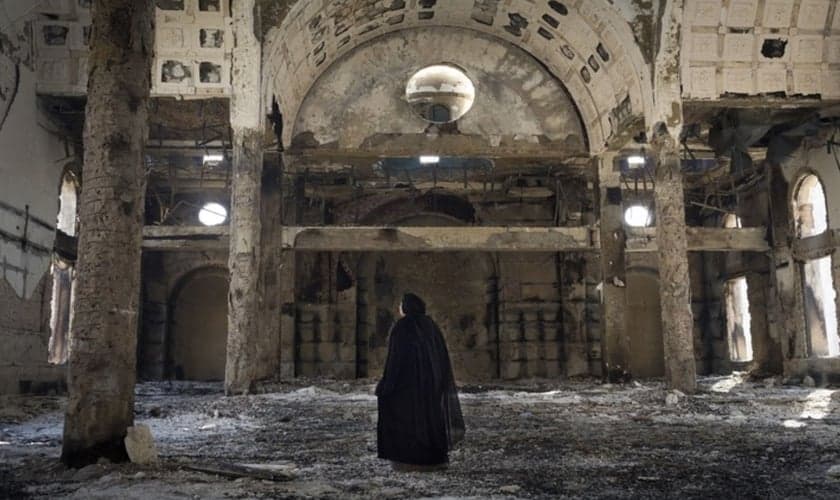 A igreja copta do Egito enfrenta ataques por meio de incêndios. (Foto: Portas Abertas)