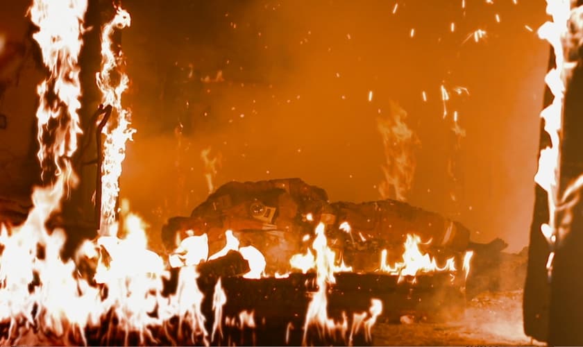 Cenas do filme Heaven, que contam a história de Cheyane Caldwell. (Foto: Associação Evangelística Billy Graham)