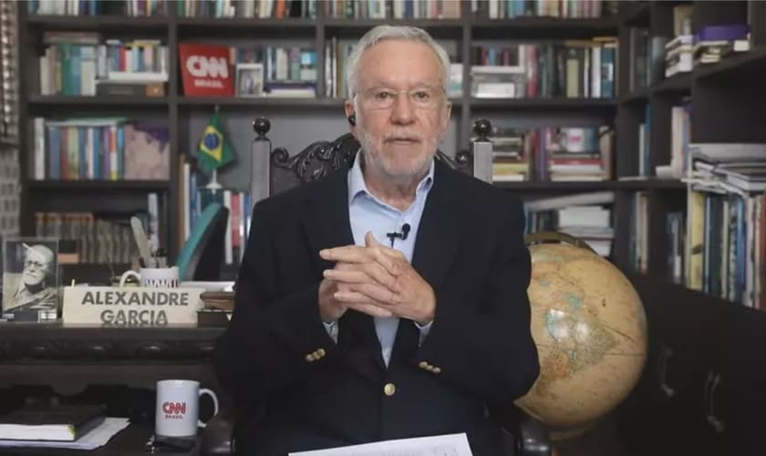 Alexandre Garcia no quadro Liberdade de Opinião. (Foto: CNN Brasil)