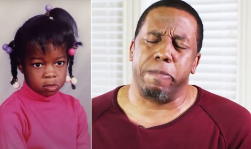 Shantaya, morta em atropelamento, e seu pai, Harold McDonald. (Foto: Reprodução / GODTV)