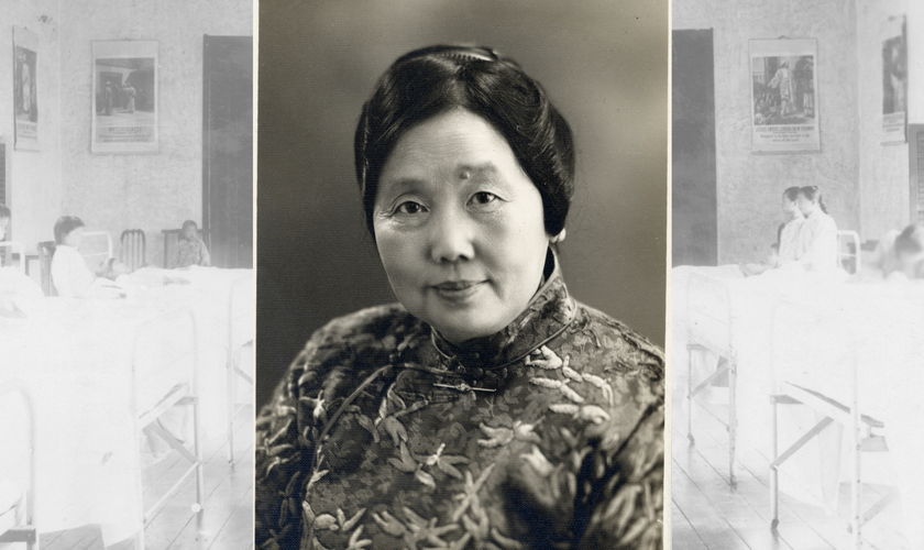 Shi Meiyu em seus anos como médica. (Foto: Bentley Historical Library, University of Michigan).