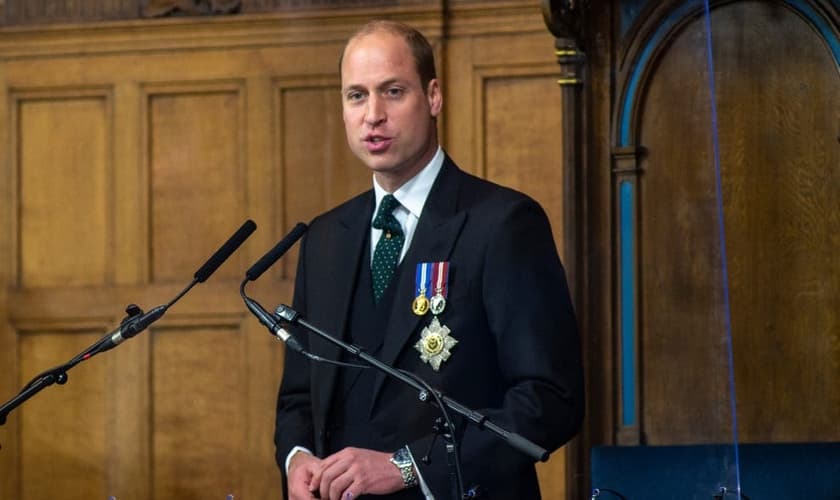 O duque de Cambridge discursando na Assembleia Geral da Igreja da Escócia (Foto: Getty Images). 