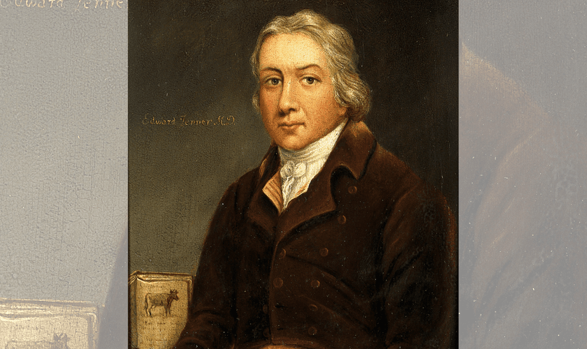 Pintura retrata o médico Edward Jenner. (Foto: Reprodução / Britannica)