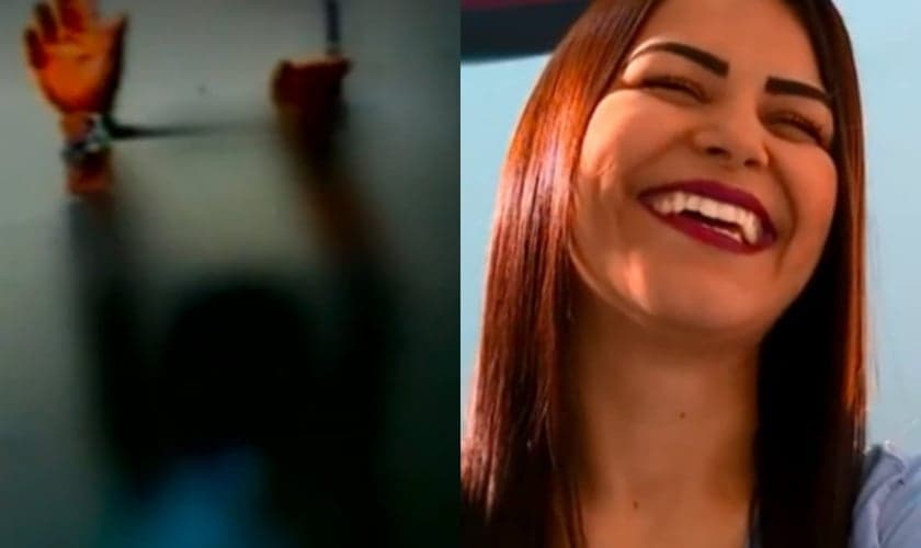 Após 13 anos da violência sofrida, Lucélia superou o trauma, perdoou a agressora e se tornou missionária, esposa e mãe. (Foto: Reprodução/TV Anhanguera).