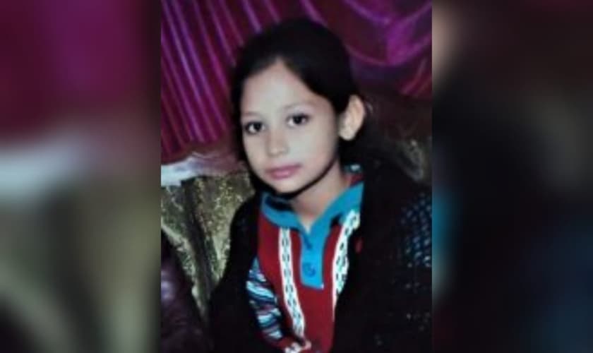 Nayab Gill foi sequestrada e casada à força no Paquistão em maio de 2021. (Foto: Morning Star News).