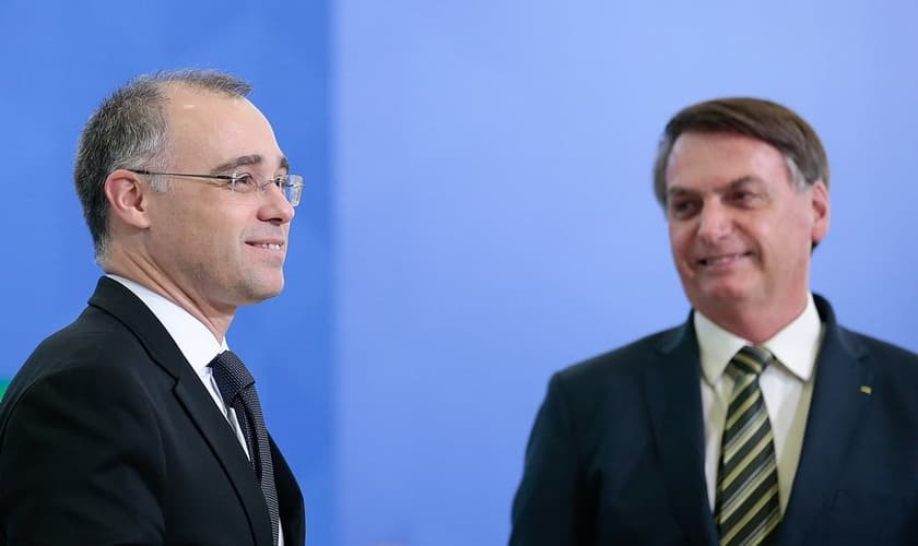 Presidente Jair Bolsonaro durante a posse de André Mendonça no Ministério da Justiça e Segurança Pública. (Foto: Carolina Antunes/PR)