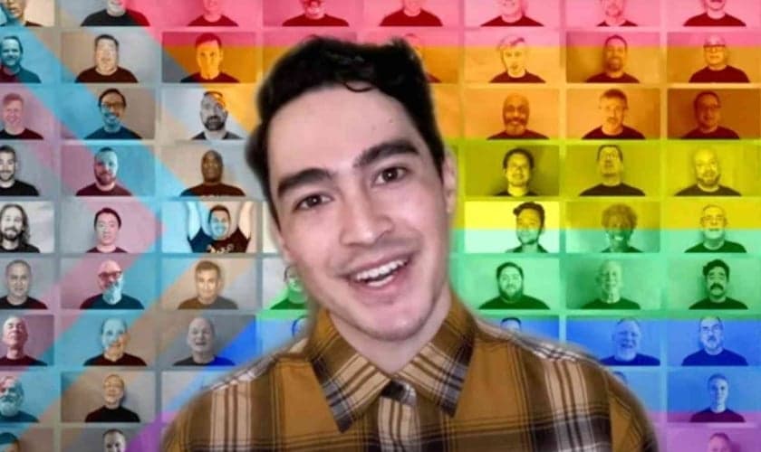 Música do Coral Masculino Gay de São Francisco despertou críticas. (Foto: Reprodução/Twitter)