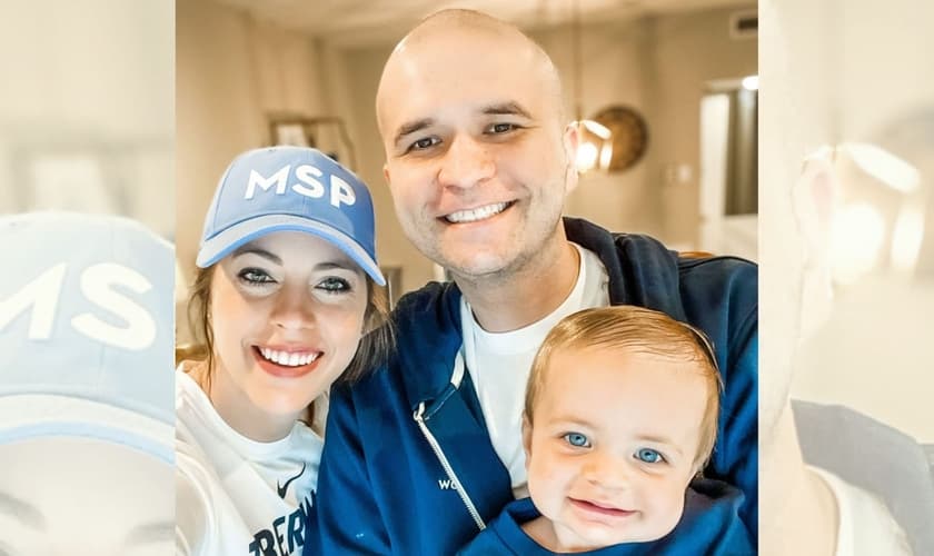 Jonathan, Melissa e Jackson Tjarks. (Foto: Reprodução/Baptist Press)