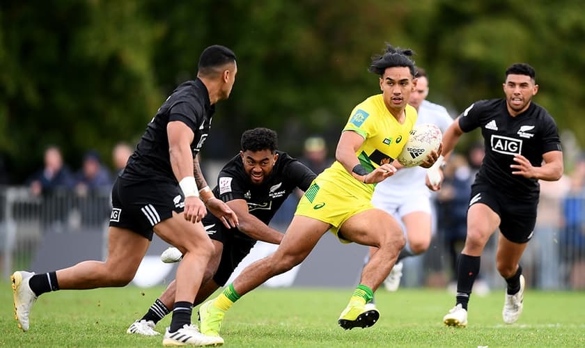Dietrich Roache começou a jogar rugby profissionalmente há 3 anos. (Foto: Reprodução)