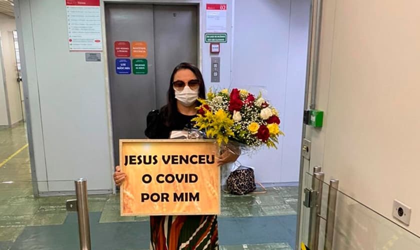 Ana Lucia de Souza Tavares é um milagre fruto de corrente de oração. (Foto: Site Mulher Cristã).