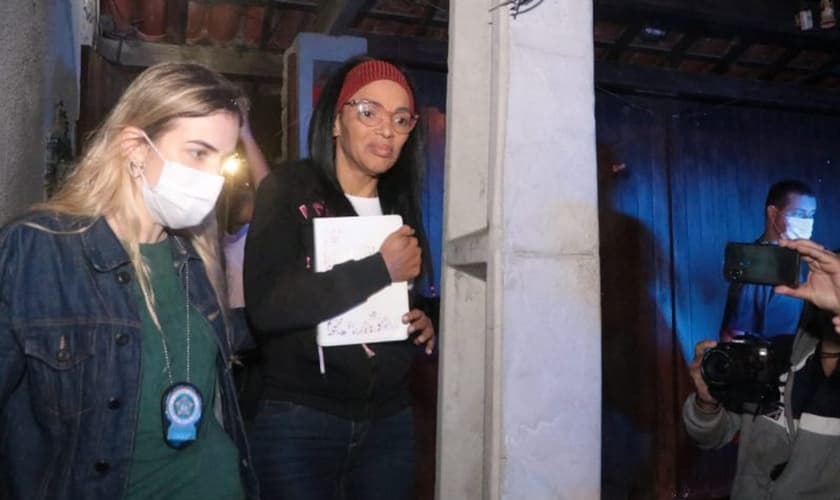 Flordelis foi detida pela Polícia Civil do Rio de Janeiro. (Foto: Vitor Soares)