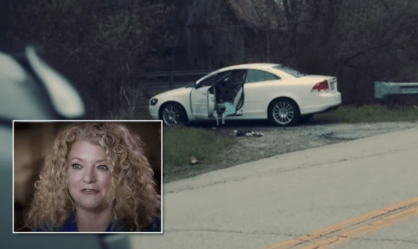 Sharon Muse compartilhou seu testemunho sobre o livramento que recebeu de Deus. (Foto: Club 700 / Montagem Guiame)