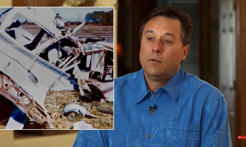 O piloto Joe Townsend foi encontrado por Deus no momento mais difícil. (Foto: The 700 Club)
