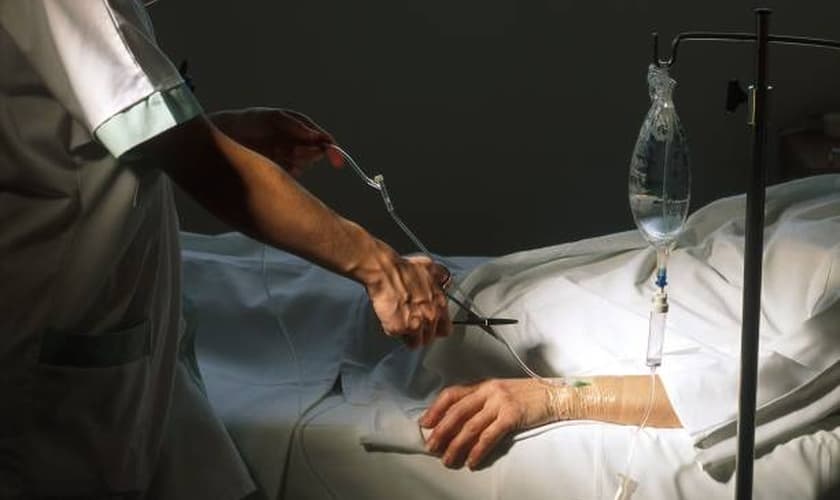 Imagem ilustrativa de suicídio assistido. (Foto: Getty Images)