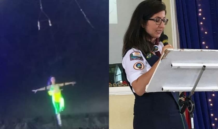 Por mais de 30 anos, Michelly Campelo trabalhou no circo, viajando por todo o Brasil. (Foto: Arquivo pessoal).