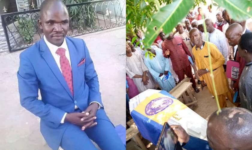 Os muçulmanos também queimaram a casa,  igreja e escola do pastor Yohanna Shuaib. (Foto: Reprodução).