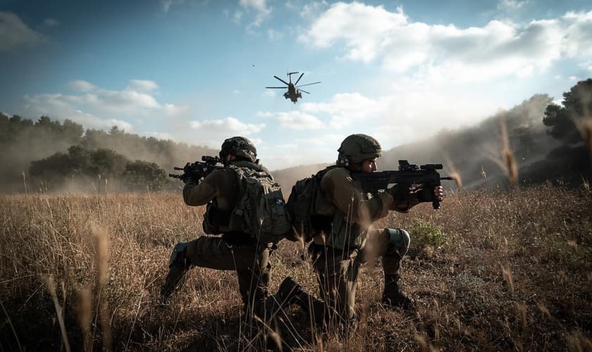 Exercício das Forças de Defesa de Israel no Norte de Israel. (Foto: Israel Defense Forces)