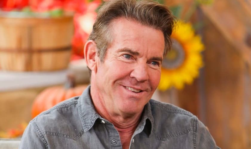 O ator Dennis Quaid. (Foto: Reprodução/Home & Family TV)