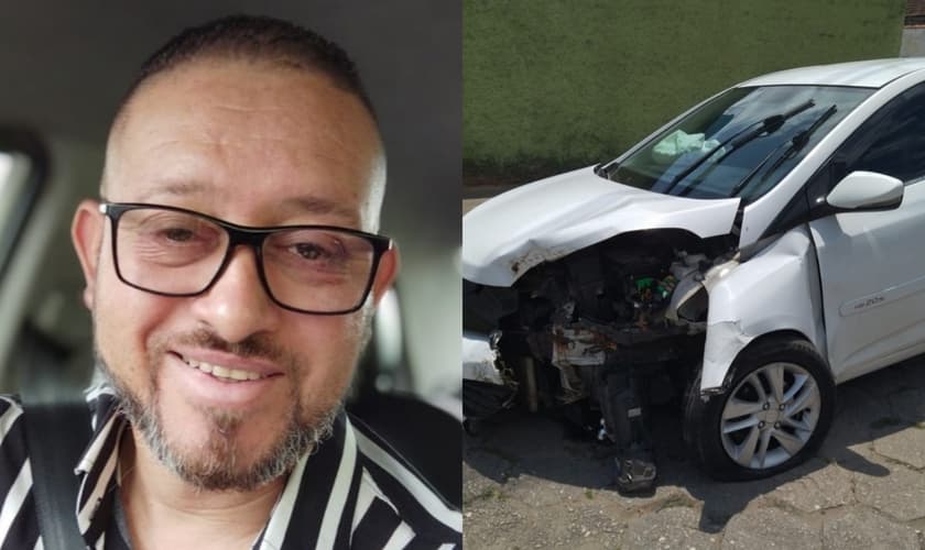 O pastor Robson Ferreira agradeceu a Deus pelo livramento. (Foto: Reprodução/Facebook).