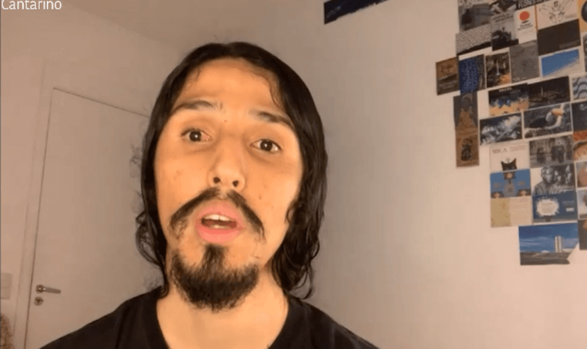 Gabriel Cantarino, pastor da Igreja One, falando ao Guiame. (Foto: Guiame)