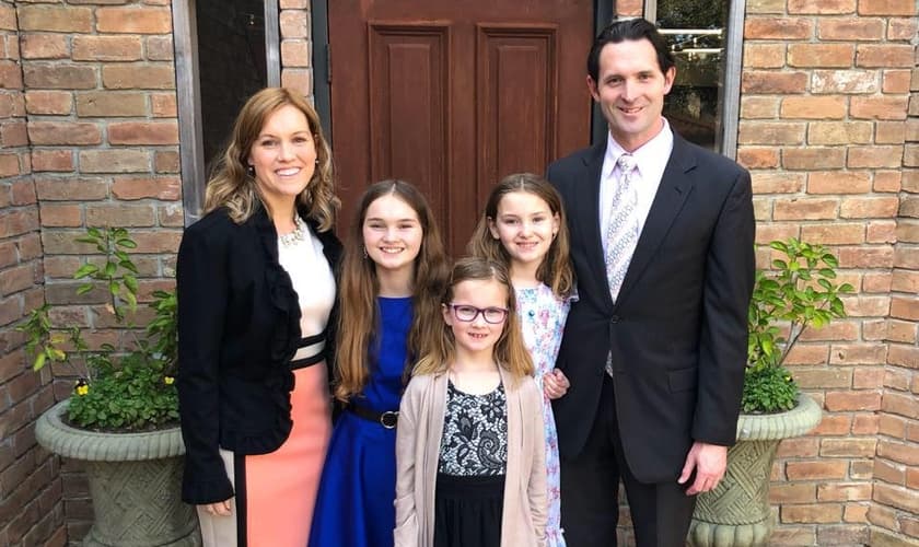 Brian Wheelock e sua família. (Foto: Facebook/The Brian&Pam Show).