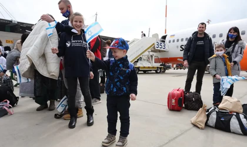 Em meio à guerra da Ucrânia, houve um aumento de pedidos de imigração de judeus ucranianos. (Foto: IFCJ).