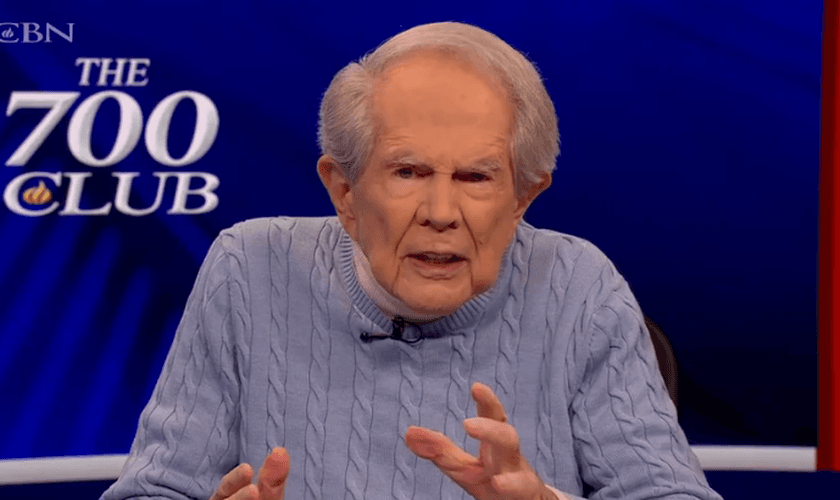 O televangelista Pat Robertson é fundador da CBN News. (Foto: CBN News)