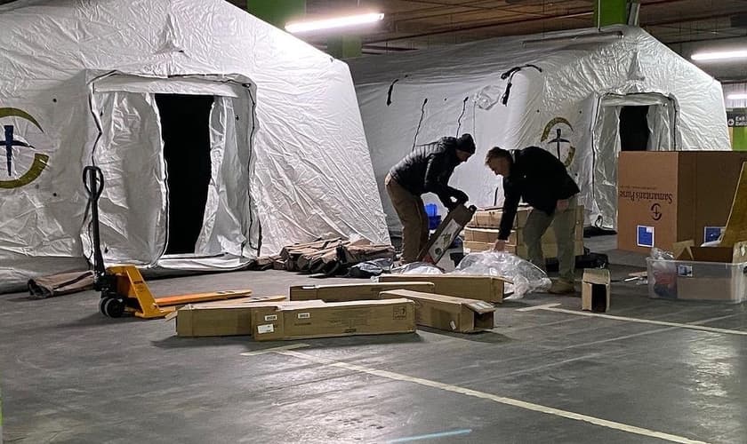 A unidade de emergência é equipada com centro cirúrgico, UTI e pronto-socorro. (Foto: Instagram/Samaritan’s Purse).