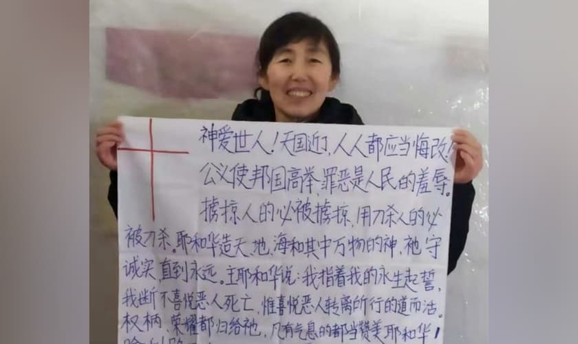 Zhou Jinxia já tentou compartilhar Jesus com o líder comunista por mais de 50 vezes. (Foto: China Aid).