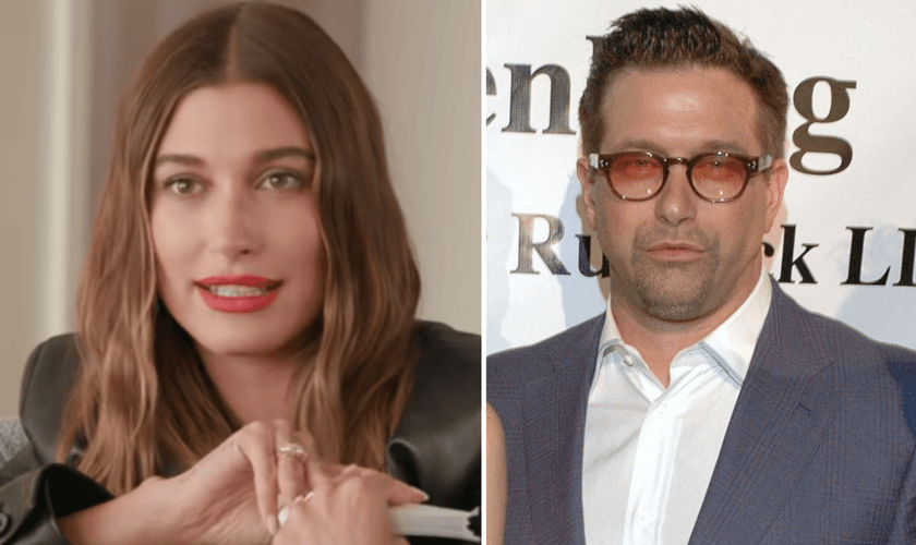 Hailey Bieber; Stephen Baldwin. (YouTube / Hailey Rhode Bieber / Ilya Haykinson / Creative Commons)