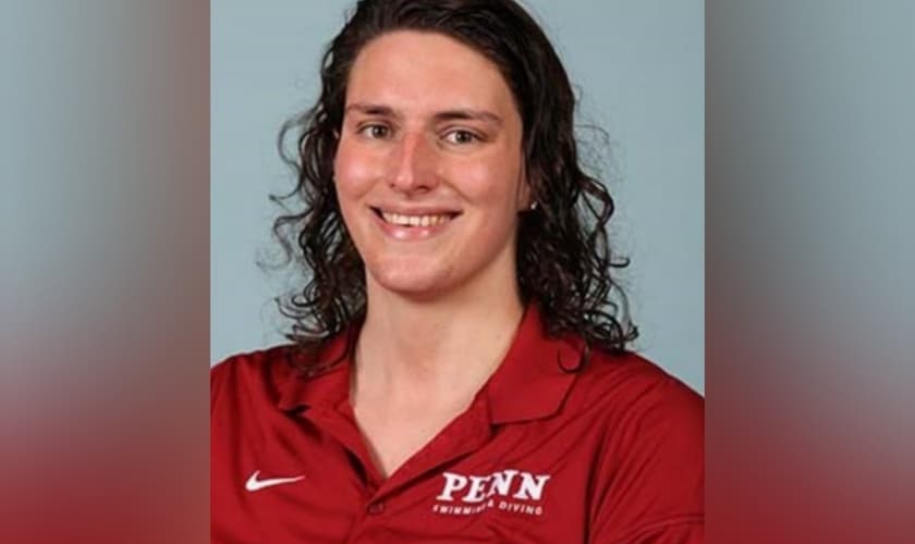 O transgênero Lia Thomas venceu a prova dos 500 metros livre. (Foto: Divulgação/University of Pennsylvania Athletics).