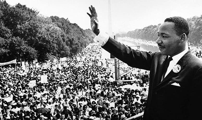 Martin Luther King Jr. em seu discurso em Washington: “Eu tenho um sonho”. (Foto Creative Commons)