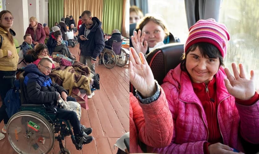 O ministério “Joni and Friends'' está resgatando ucranianos com deficiência. (Foto: Facebook/Joni and Friends).