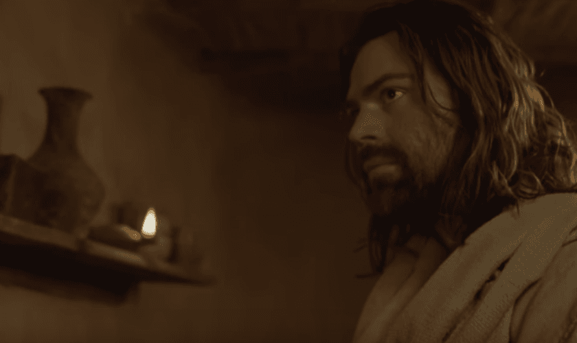 Filme "The Life of Jesus" mostra a dúvida de Tomé sobre a ressurreição. (Caputra de tela YouTube Jesus net)