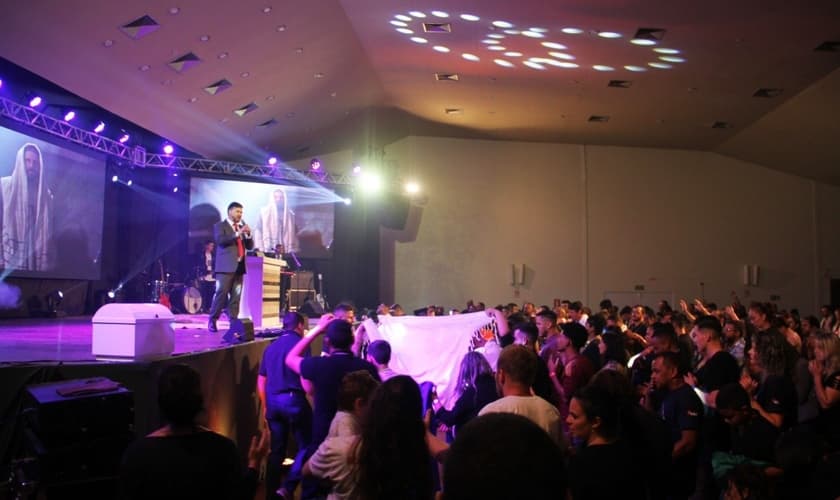 Alinhamento Profético 2022 em Santa Maria, no RS. (Foto: Ministério Engel)