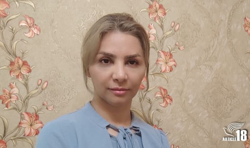 Fariba Dalir começou a cumprir a sentença na prisão de Evin, em Teerã. (Foto: Reprodução / Article 18)