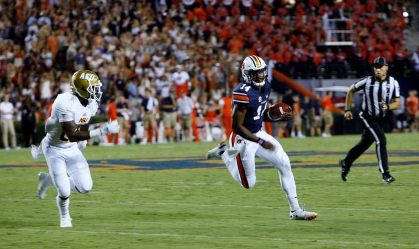 Jogador de futebol americano, Malik Willis. (Foto: Flickr/Glenn McCarley)