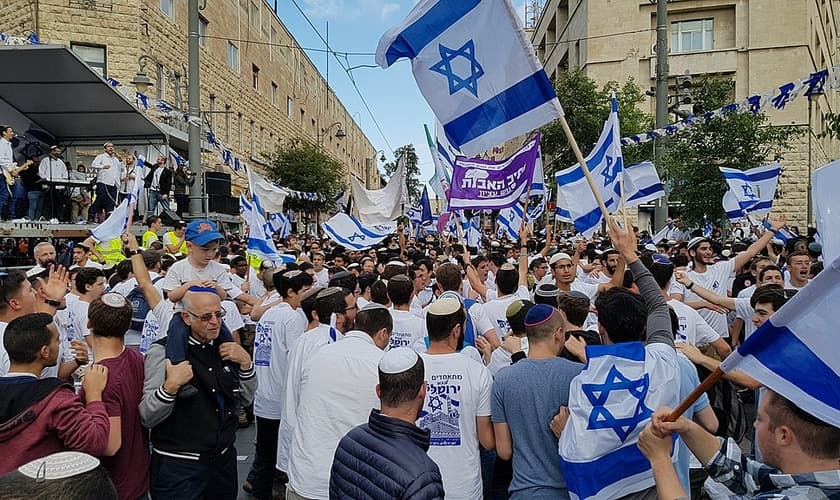 A marcha do Dia de Jerusalém de Israel está planejada para acontecer no dia 29. (Foto: Wikimedia Communs/Nettadi).