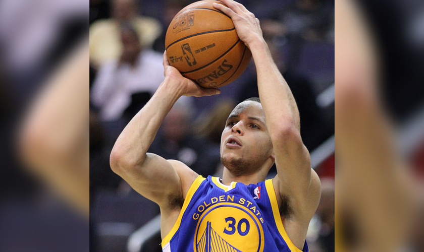 Steph Curry, atleta do Golden State Warriors. (Foto: Keith Allison/Creative Commons)