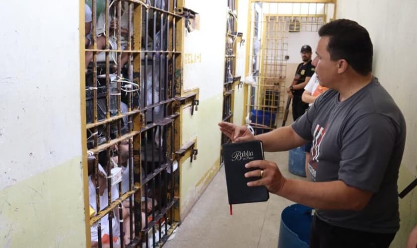 Ex-presidiário, Joymir leva esperança a detentos. (Foto: Arquivo pessoal)