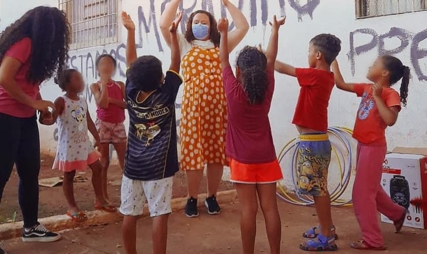 O projeto “Sonhar com Deus” da Igreja Bola de Neve de Tatuapé leva esperança a menores em vulnerabilidade. (Foto: Bárbara Muniz).