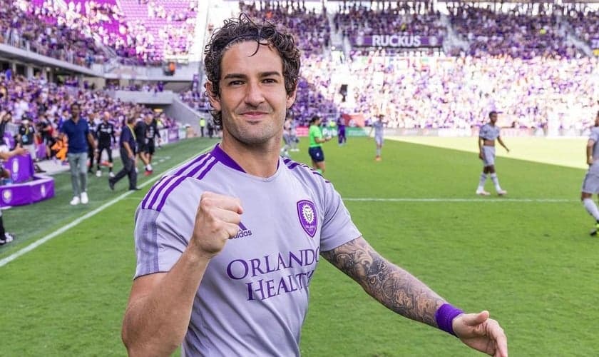 Alexandre Pato é atacante do Orlando City. (Foto: Instagram/Rebeca Abravanel)
