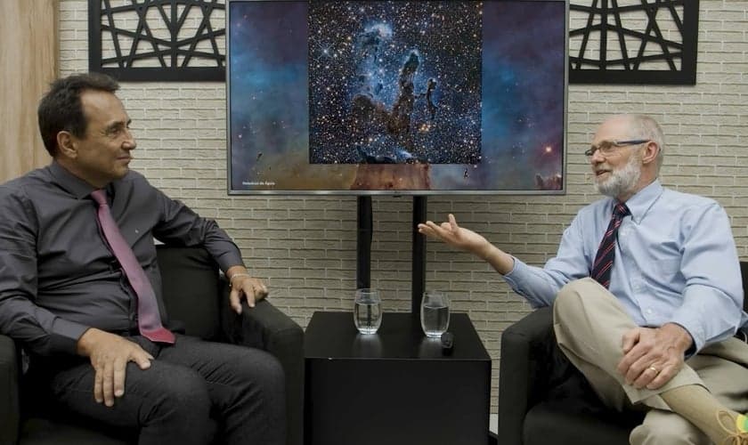 Marcos Eberlin e Adauto Lourenço. (Foto: Captura de tela/YouTube Igreja Presbiteriana de Pinheiros)